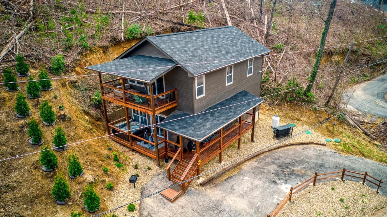 Mins To Gburg Sleeps 8 Hot Tub Arcade Area Pool Villa Gatlinburg Exterior photo